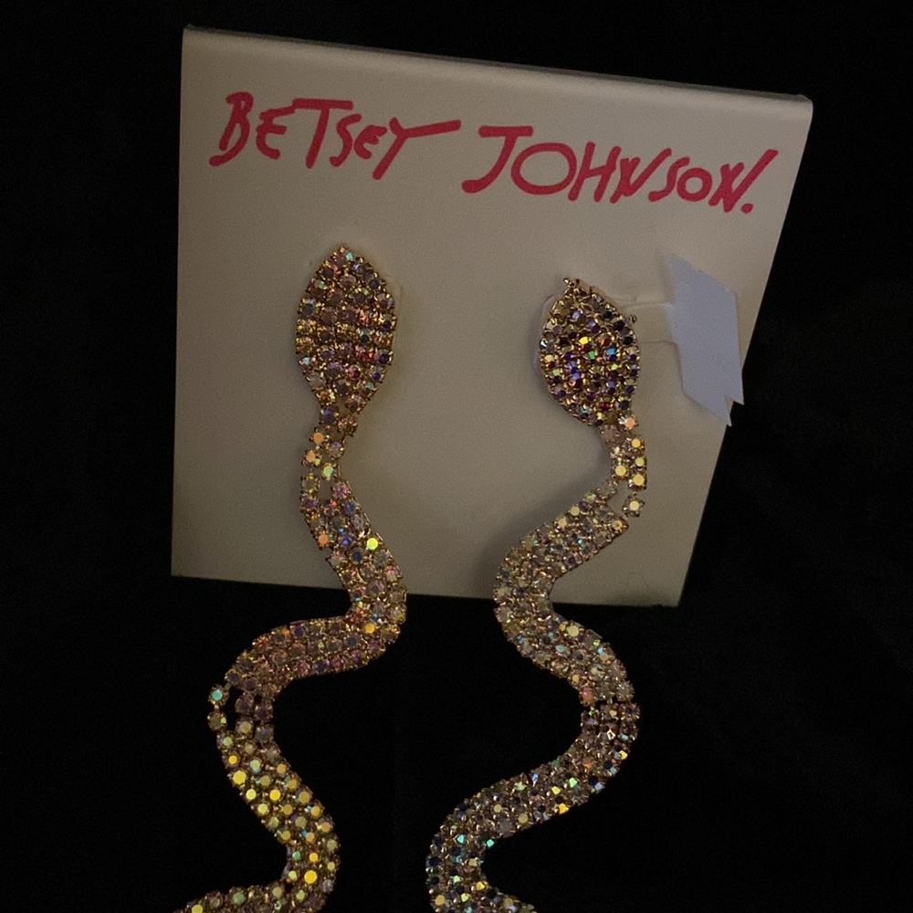 Betsey Johnson snake earrings - Picture 13 of 13